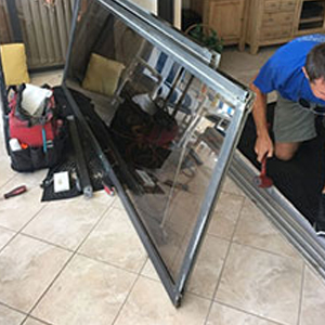 sliding glass door frame repair Belle Glade